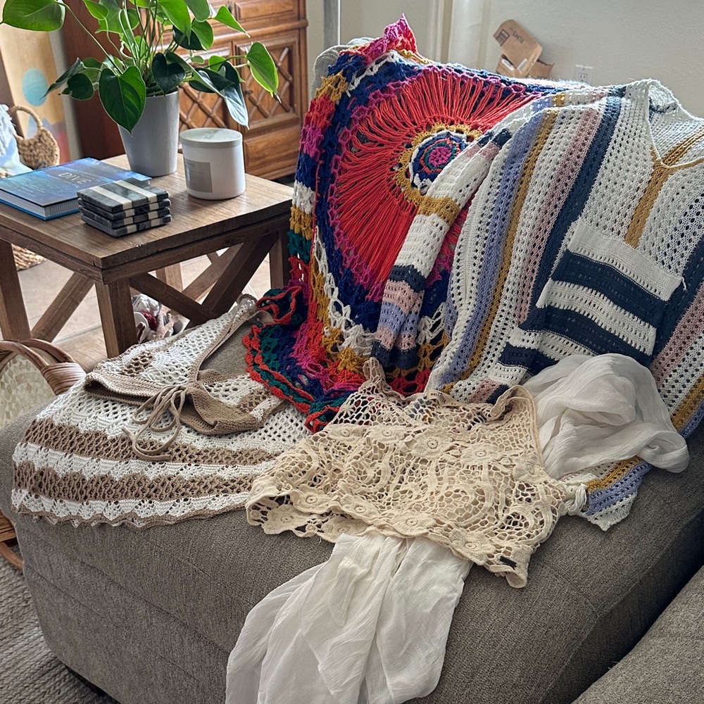 Boho Beach Coverups- all